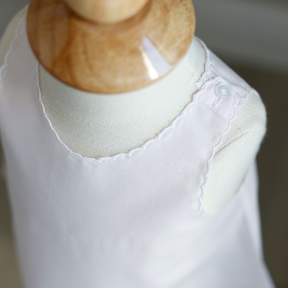 Lace Trim Embroidered Slip Dress Pink Friedknit/Feltman Brothers NWOT - Picture 8 of 11